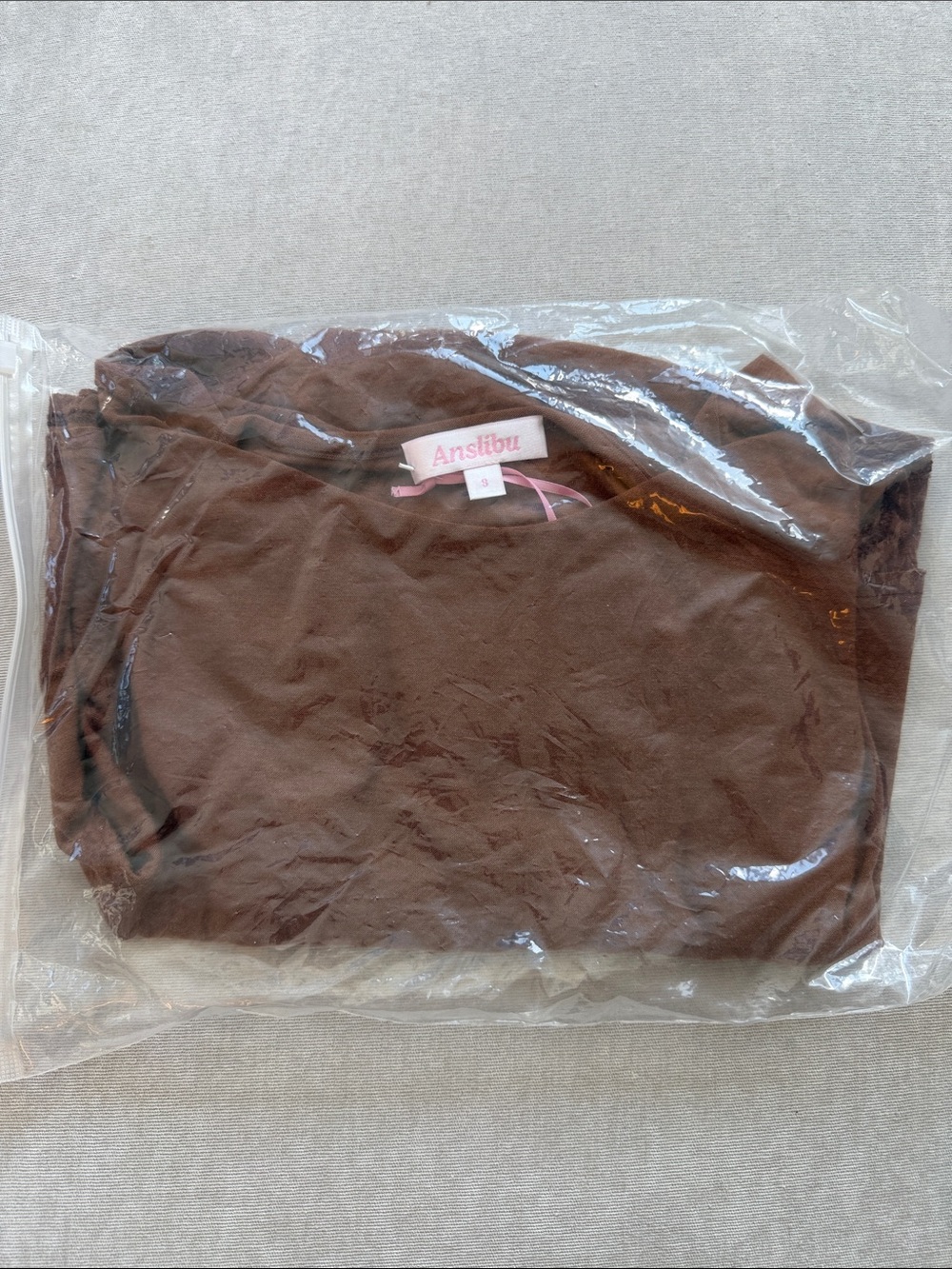 Merino wool Brown Top - Soft Brown Knit